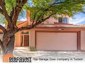 Top-Garage-Door-Company-in-Tucson another of the many Tucson garage doors serviced by Discount Doors