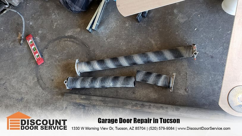 replacing both garage door springs